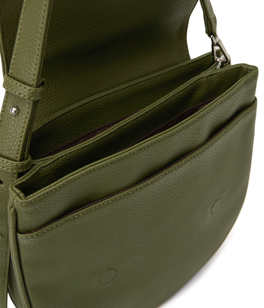 MATCH Vegan Shoulder Bag - Purity | Color: Green - variant::meadow