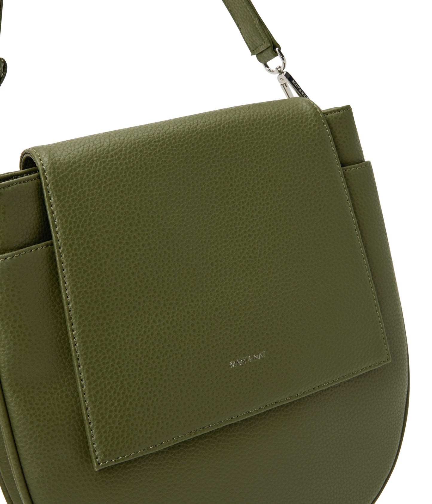 MATCH Vegan Shoulder Bag - Purity | Color: Green - variant::meadow
