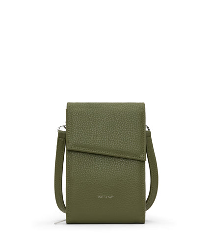 MET Vegan Crossbody Wallet - Purity | Color: Green - variant::meadow
