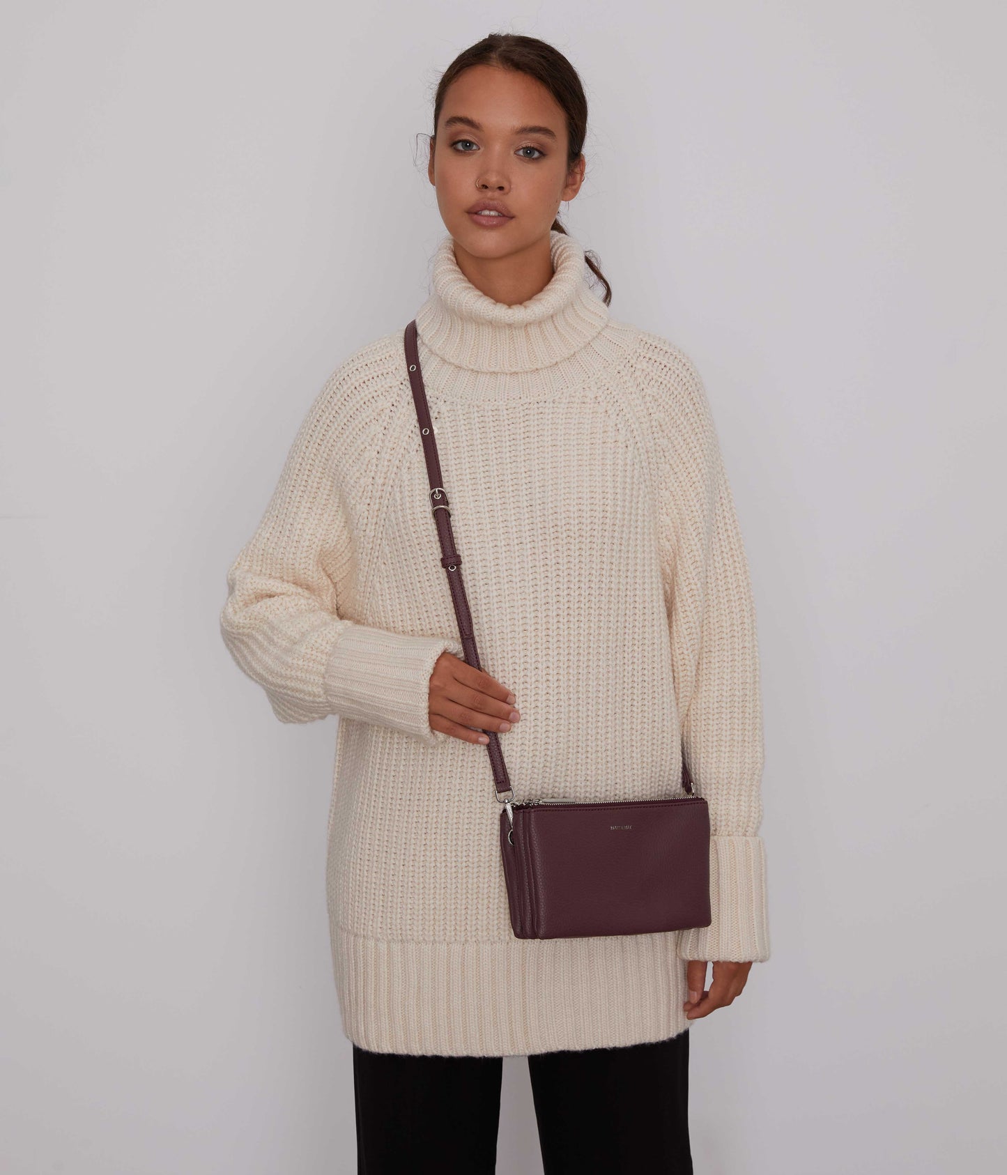 TRIPLET Vegan Crossbody Bag - Purity | Color: Beige - variant::dream