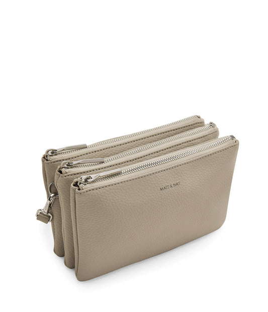 TRIPLET Vegan Crossbody Bag - Purity | Color: Beige - variant::dream