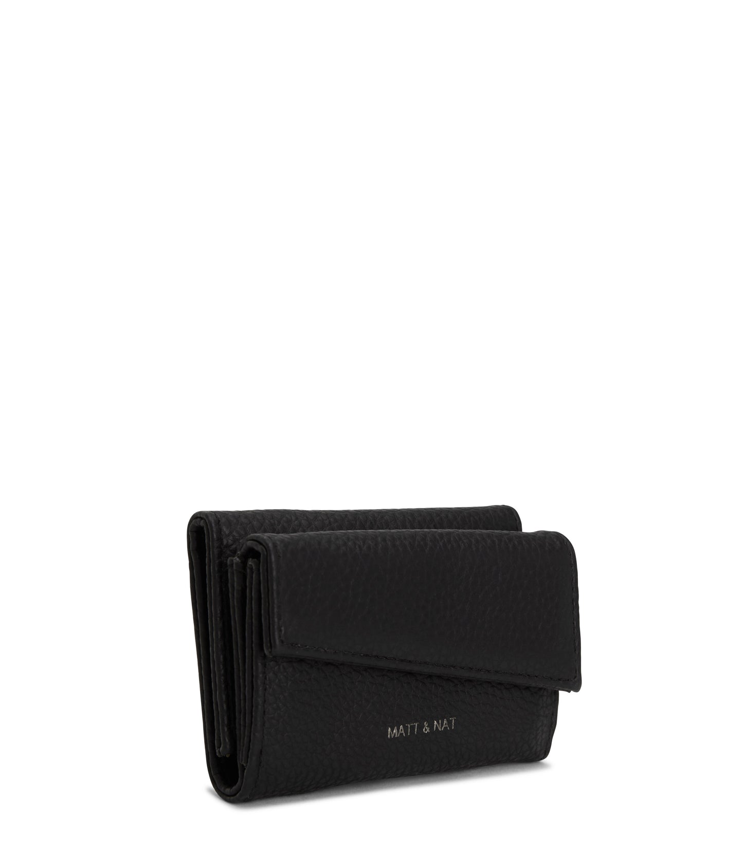 TANI Small Vegan Wallet - Purity | Color: Black - variant::black