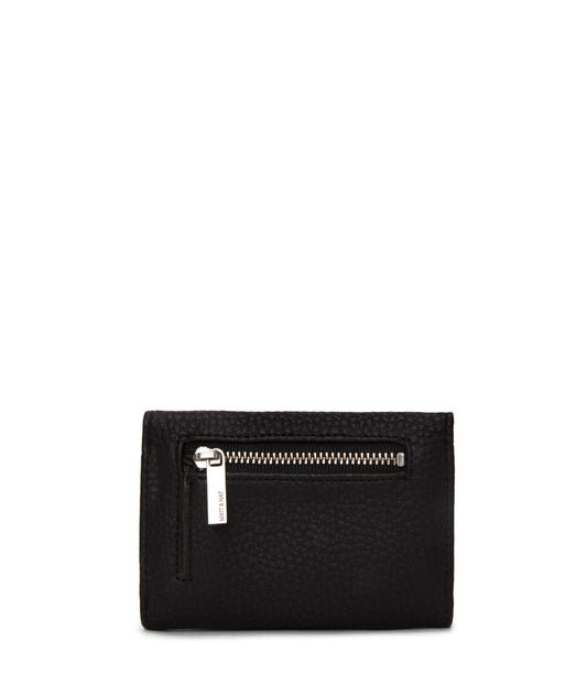 TANI Small Vegan Wallet - Purity | Color: Black - variant::black