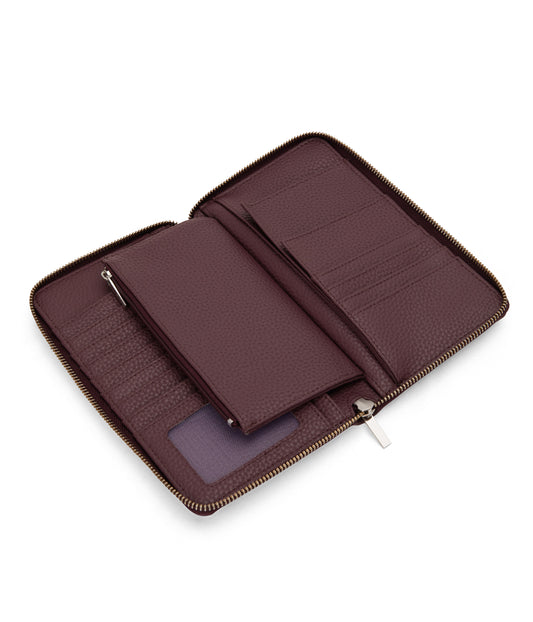 TRIP Vegan Travel Wallet - Purity | Color: Purple - variant::moon