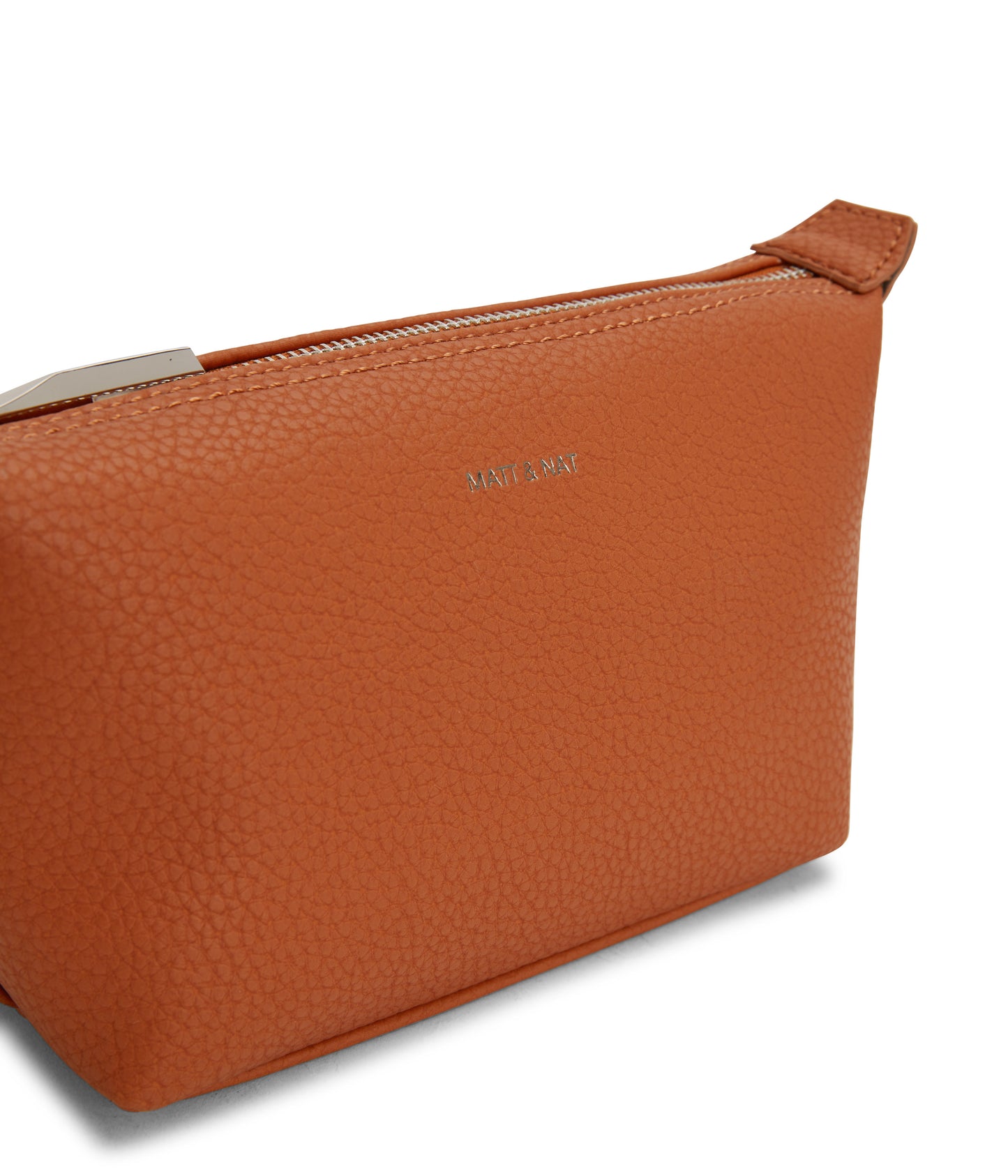 ABBI MINI Vegan Cosmetic Bag - Purity | Color: Orange - variant::prairie