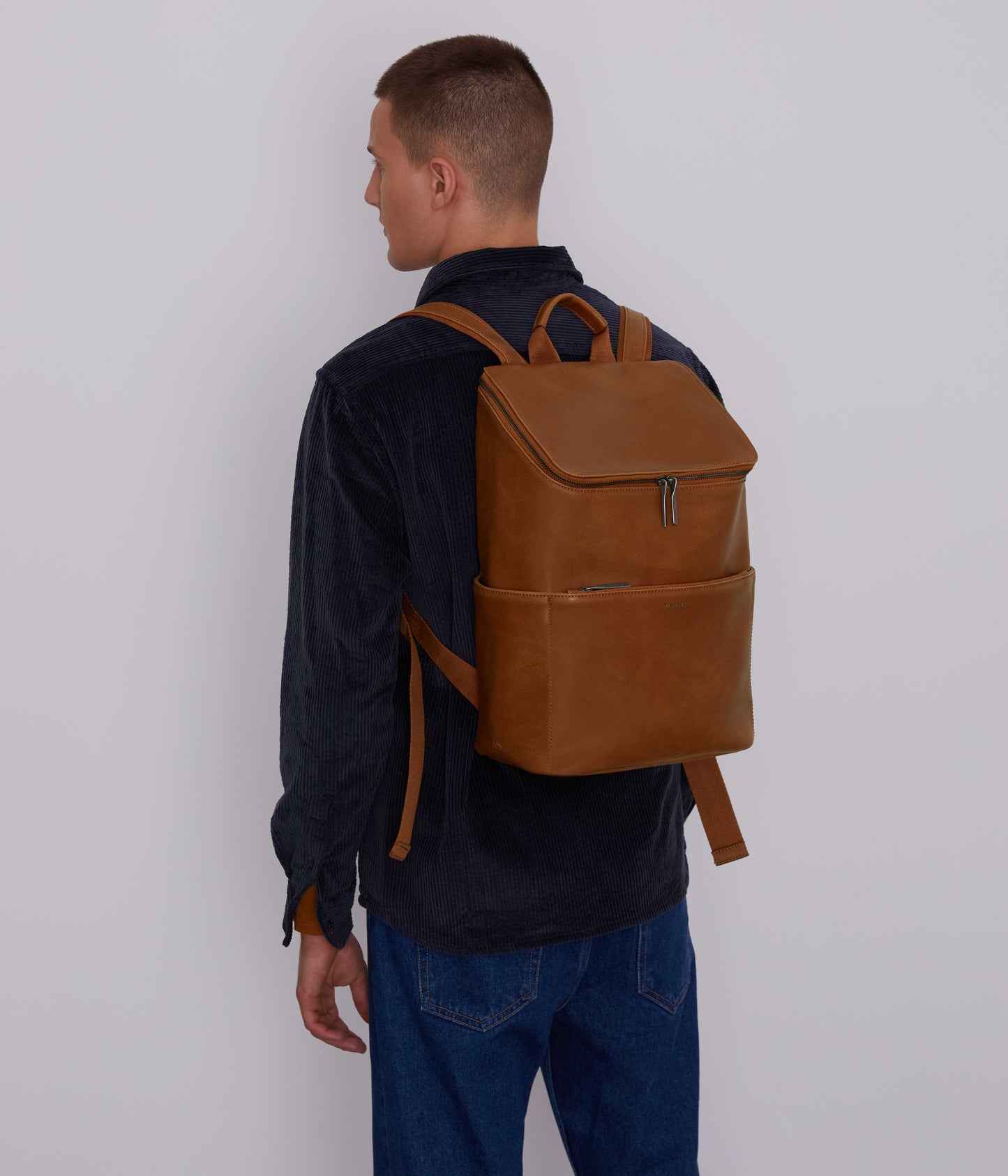 DEAN Vegan Backpack - Vintage | Color: Grey - variant::wave