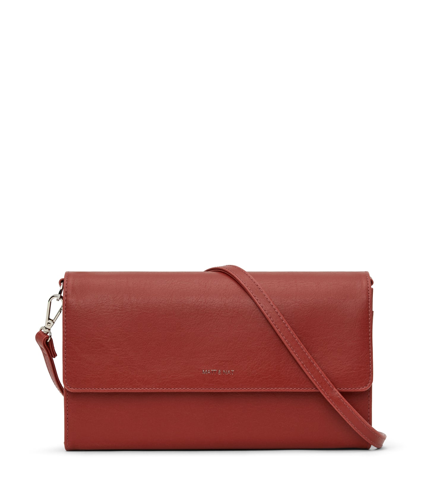 DREWLG Large Vegan Crossbody Bag - Vintage | Color: Red - variant::barn