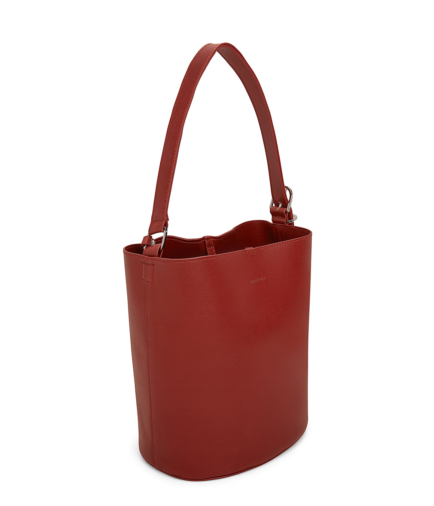 AZUR Vegan Bucket Bag - Vintage | Color: Red - variant::barn