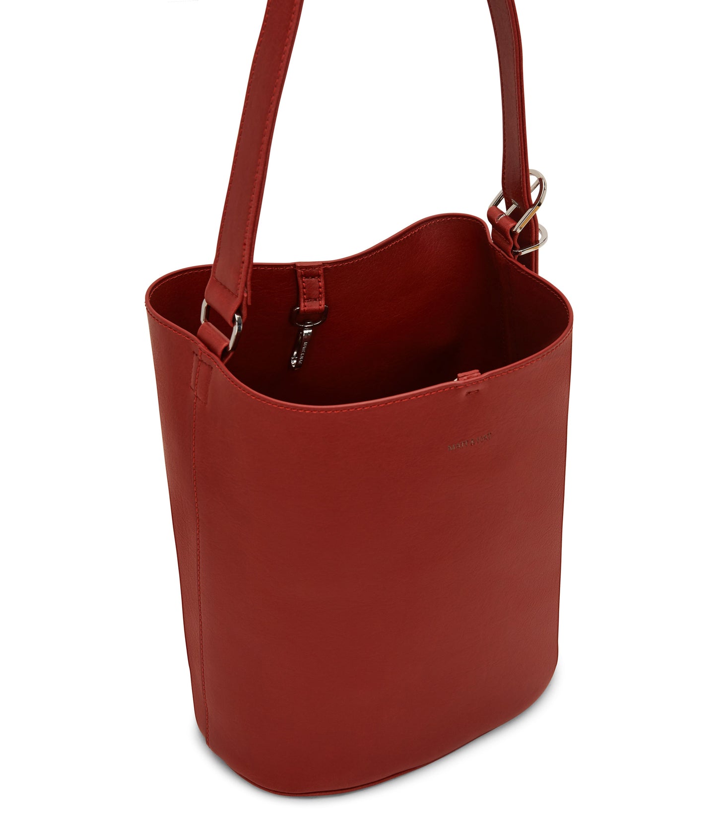 AZUR Vegan Bucket Bag - Vintage | Color: Red - variant::barn