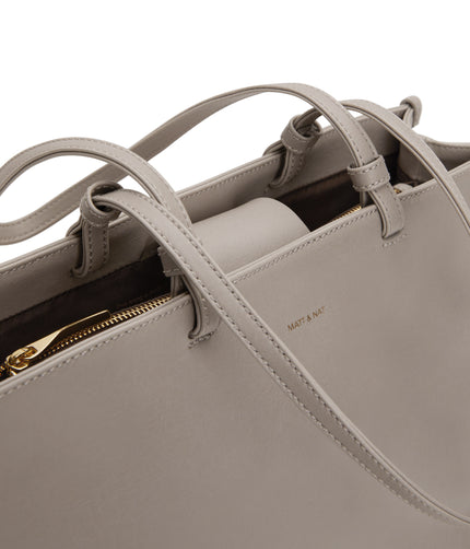 CALINA Vegan Tote Bag - Vintage | Color: Grey - variant::wave