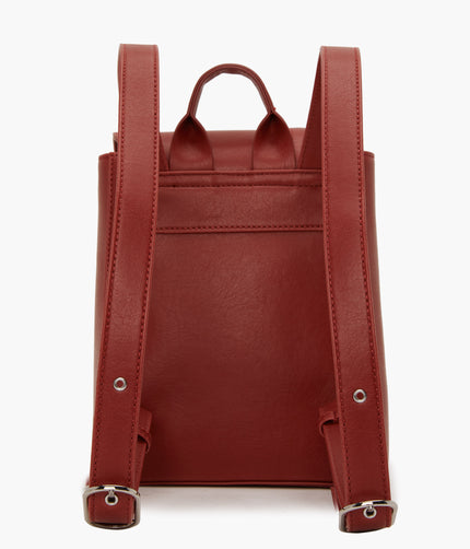 DEELY MED Vegan Small Backpack - Vintage | Color: Red - variant::barn