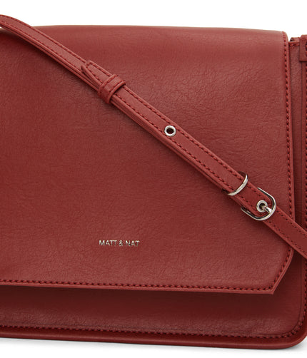 LEV Vegan Crossbody Bag - Vintage | Color: Red - variant::barn