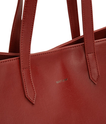 SCHLEPP Vegan Tote Bag - Vintage | Color: Red - variant::barn