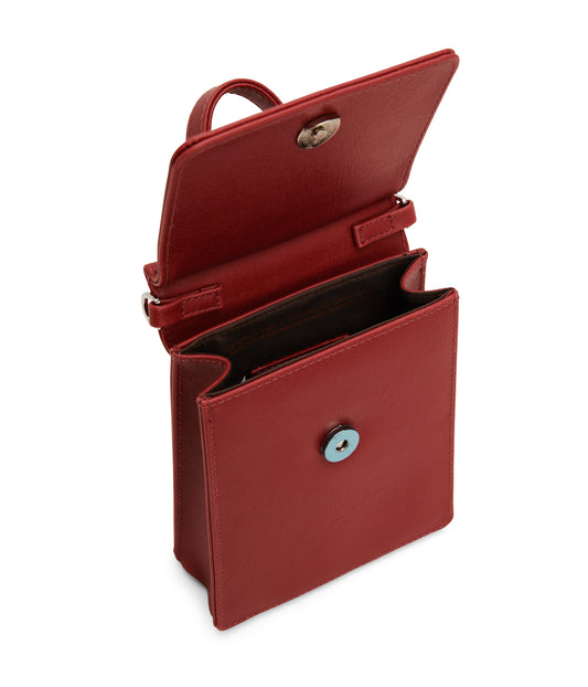 THESSA Vegan Crossbody Bag - Vintage | Color: Red - variant::barn