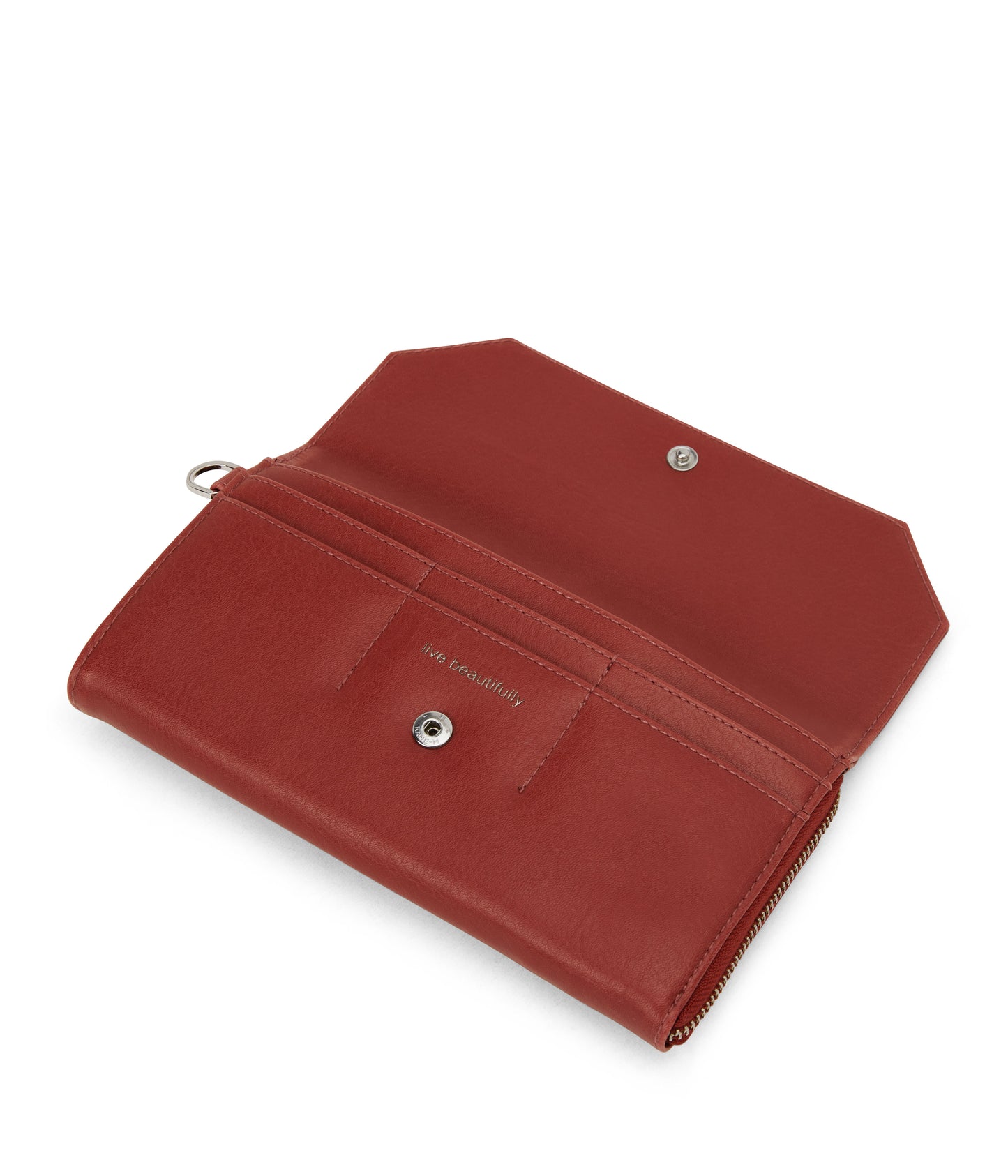 MION Vegan Wristlet Wallet - Vintage | Color: Red - variant::barn