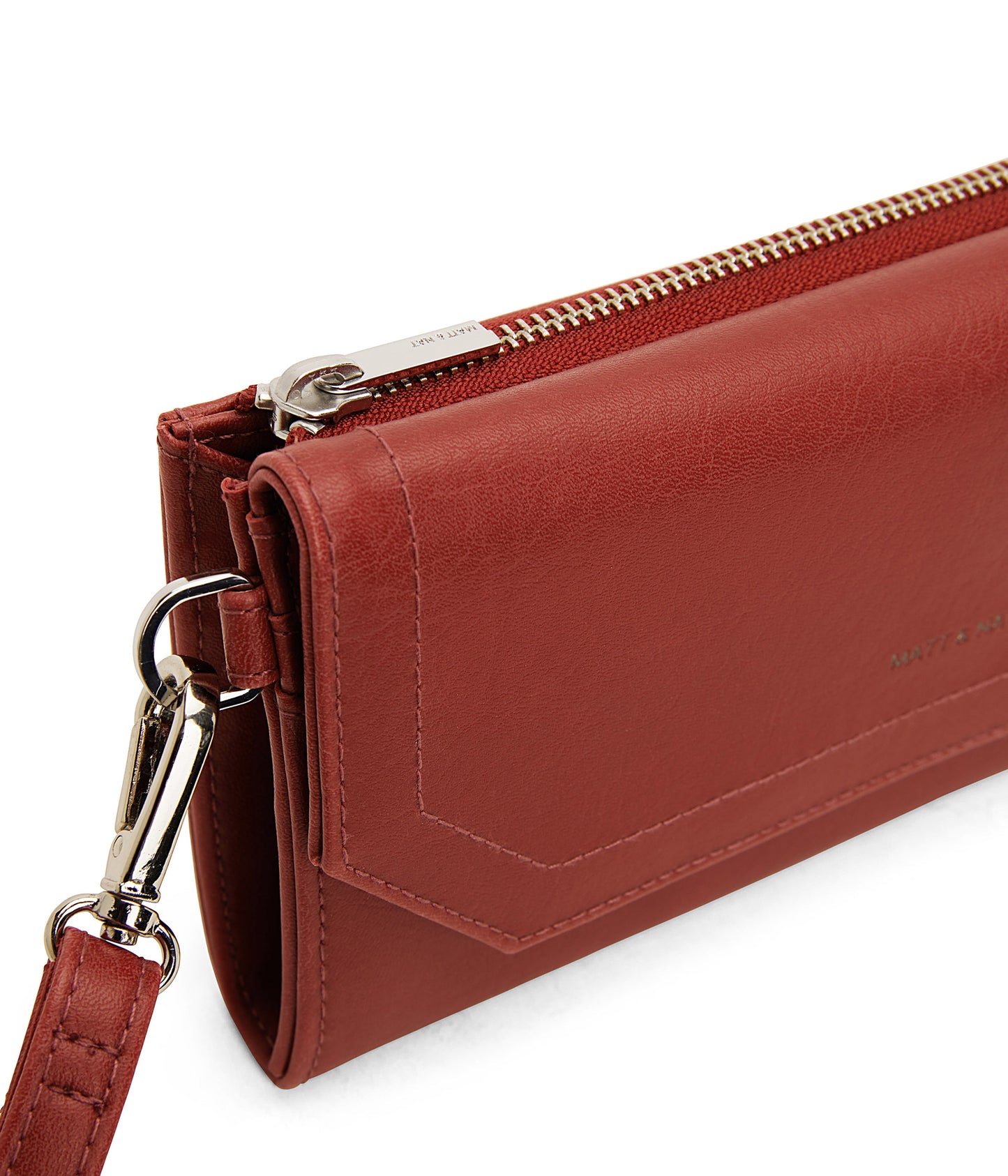 MION Vegan Wristlet Wallet - Vintage | Color: Red - variant::barn