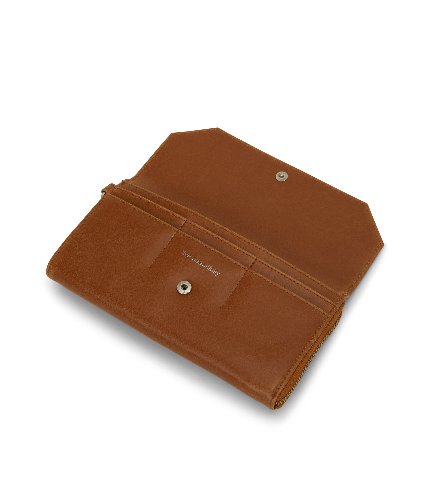 MION Vegan Wristlet Wallet - Vintage | Color: Brown - variant::chili