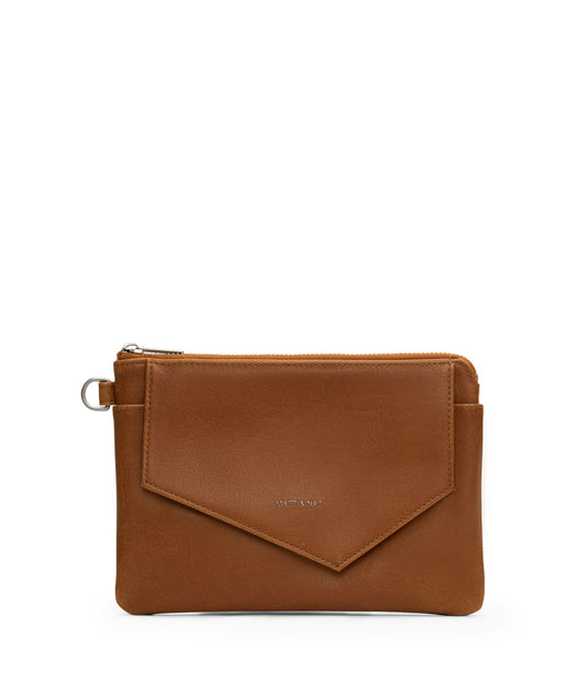 NIA Vegan Wristlet Wallet - Vintage | Color: Brown - variant::chili