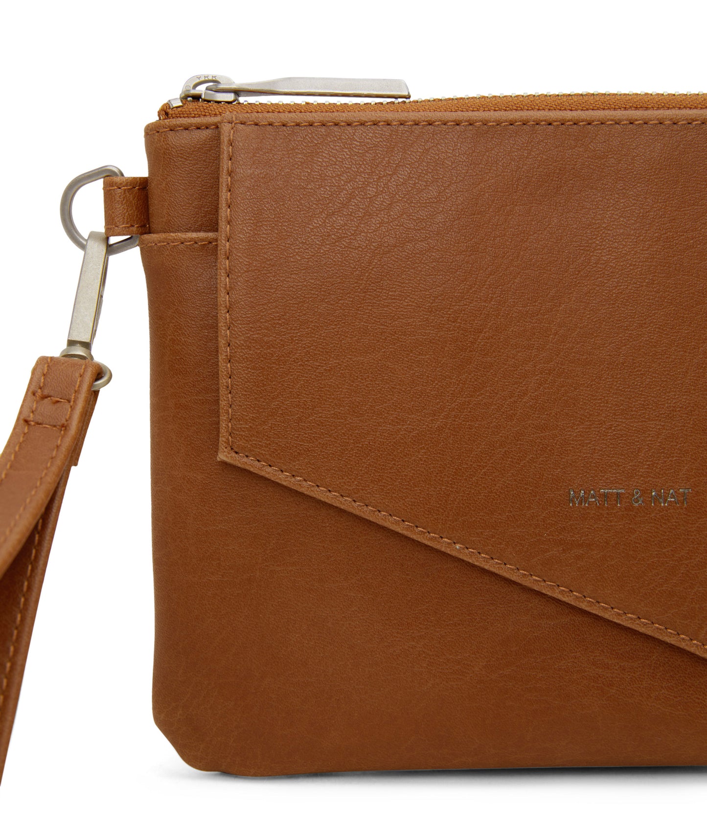 NIA Vegan Wristlet Wallet - Vintage | Color: Brown - variant::chili