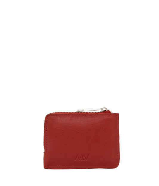 SEVASM Small Vegan Wallet - Vintage | Color: Red - variant::barn
