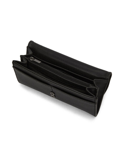 VERA Vegan Wallet - Vintage | Color: Black - variant::black