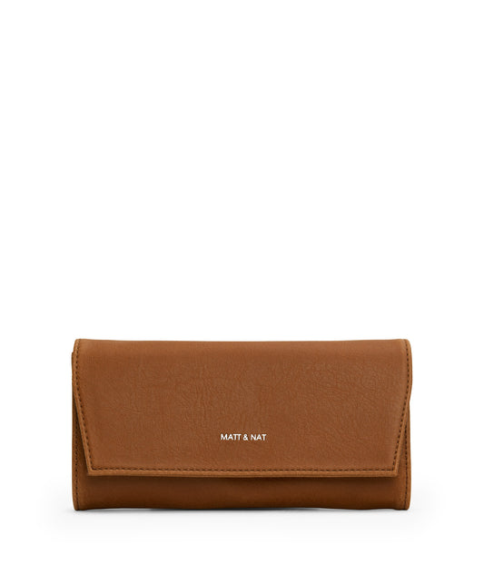 VERA Vegan Wallet - Vintage | Color: Brown - variant::chili