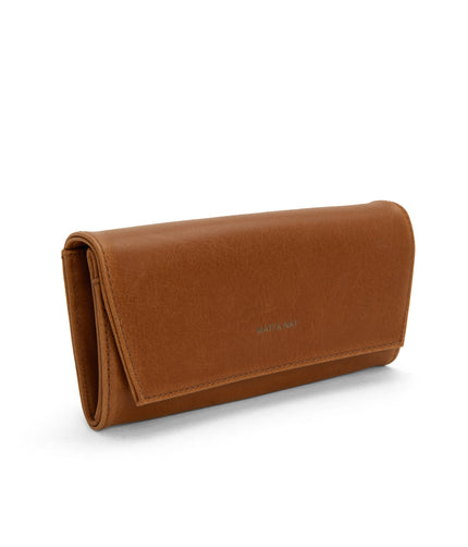 VERA Vegan Wallet - Vintage | Color: Brown - variant::chili