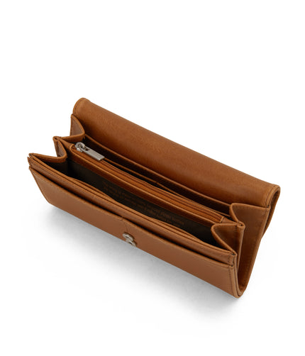 VERA Vegan Wallet - Vintage | Color: Brown - variant::chili