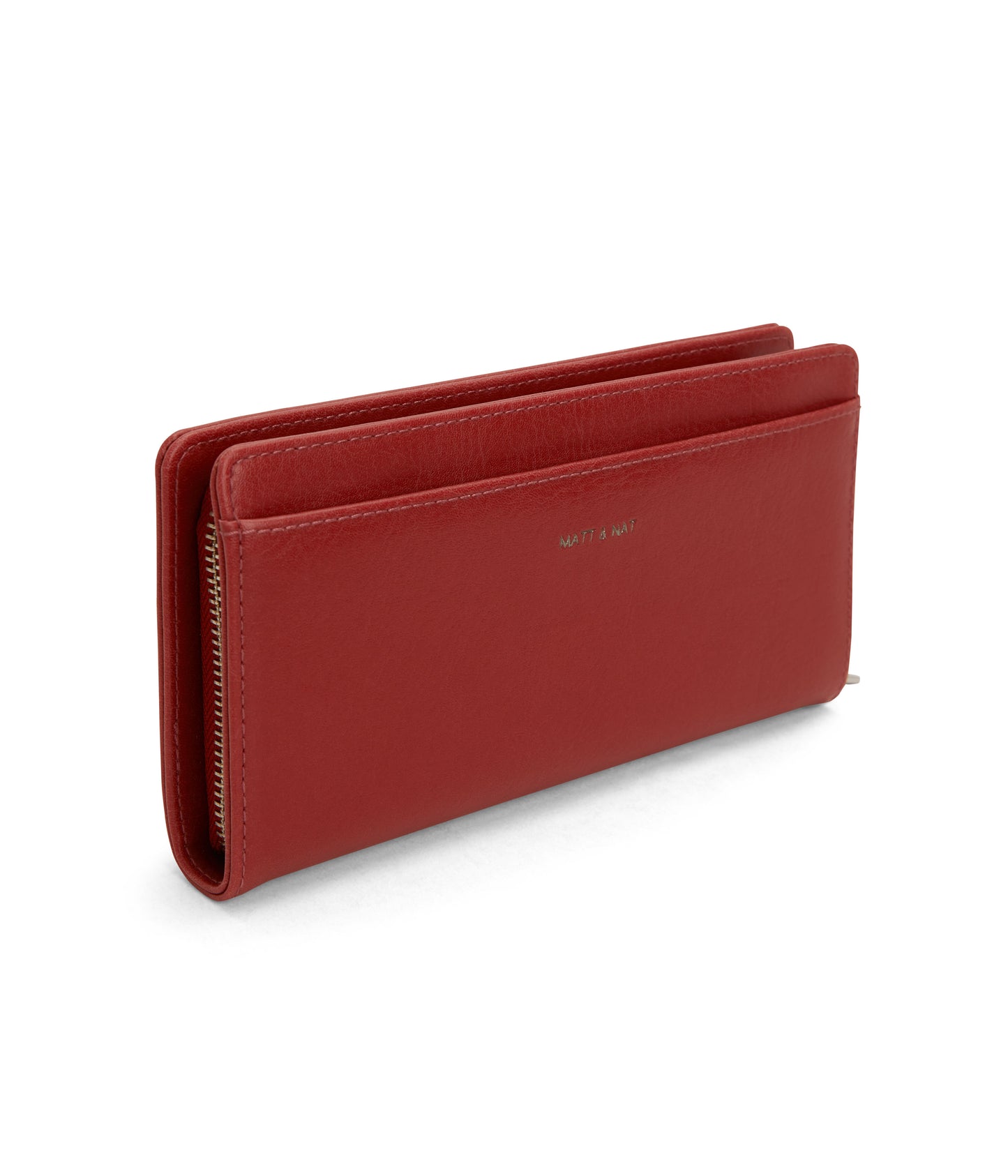 WEBBER Vegan Wallet - Vintage | Color: Red - variant::barn