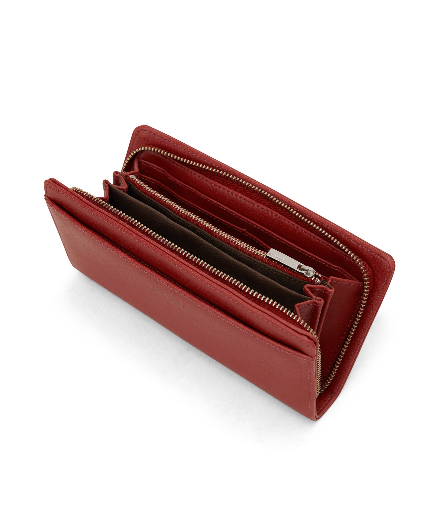 WEBBER Vegan Wallet - Vintage | Color: Red - variant::barn