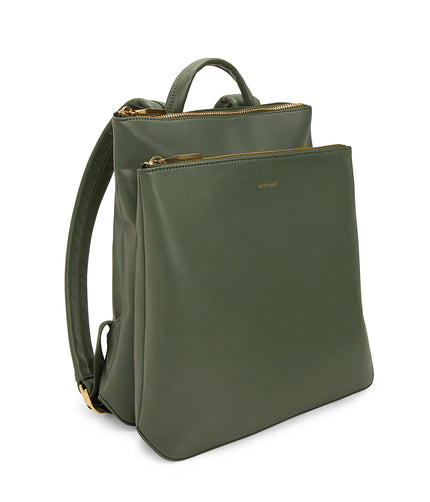 NARA Vegan Backpack - Loom | Color: Green - variant::stem