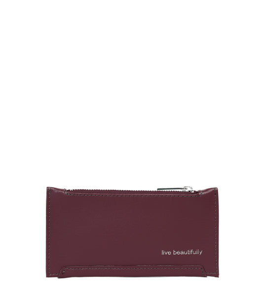 JESSE Slim Vegan Wallet - Arbor | Color: Purple - variant::jewel