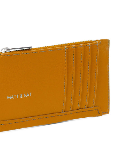 JESSE Slim Vegan Wallet - Arbor | Color: Yellow - variant::marigold