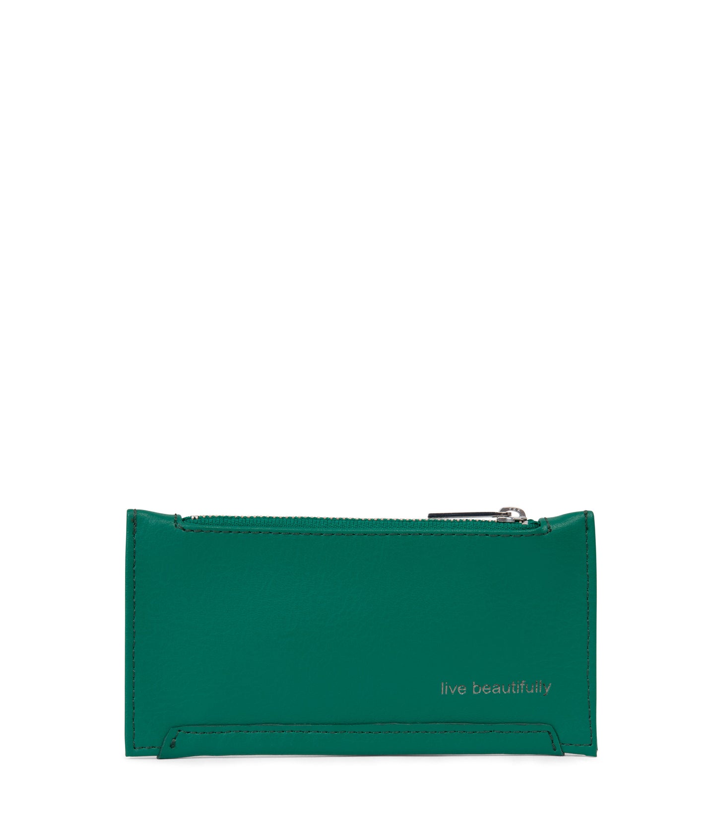 JESSE Slim Vegan Wallet - Arbor | Color: Green - variant::peacock