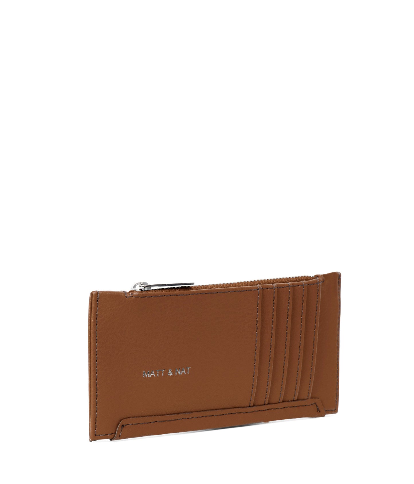 JESSE Slim Vegan Wallet - Arbor | Color: Tan - variant::pecan