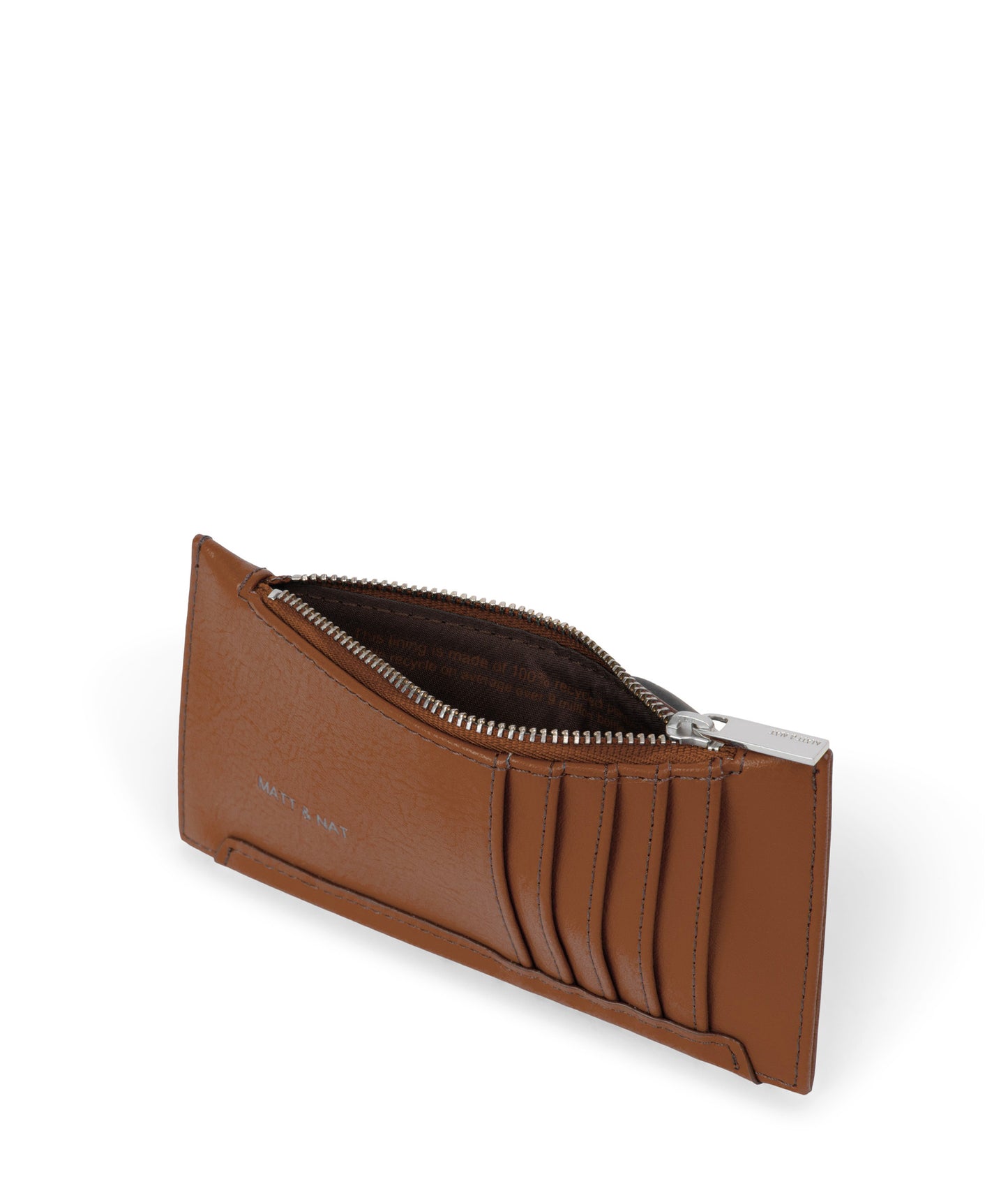 JESSE Slim Vegan Wallet - Arbor | Color: Tan - variant::pecan