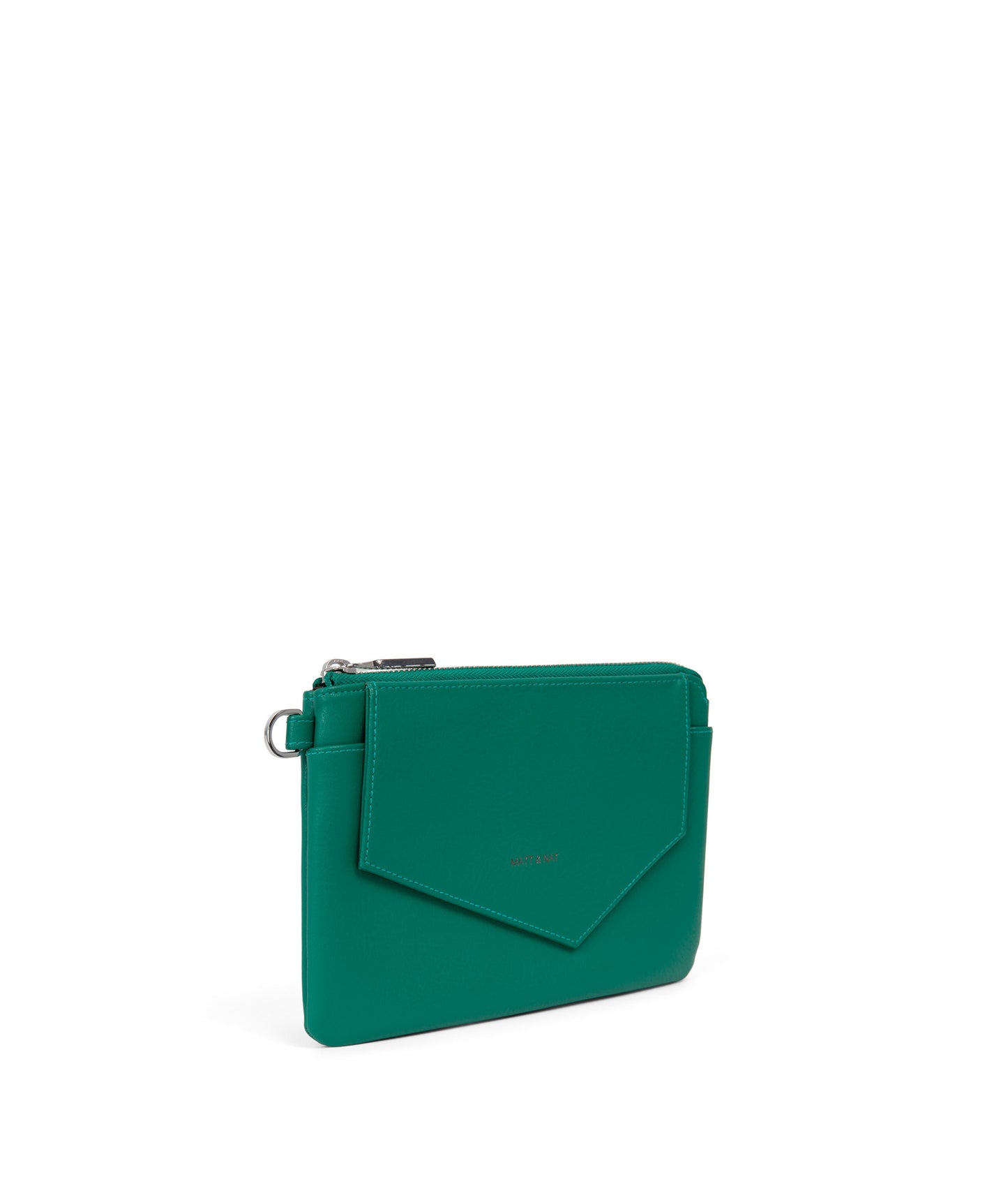 NIA Vegan Wristlet Wallet - Arbor | Color: Green - variant::peacock