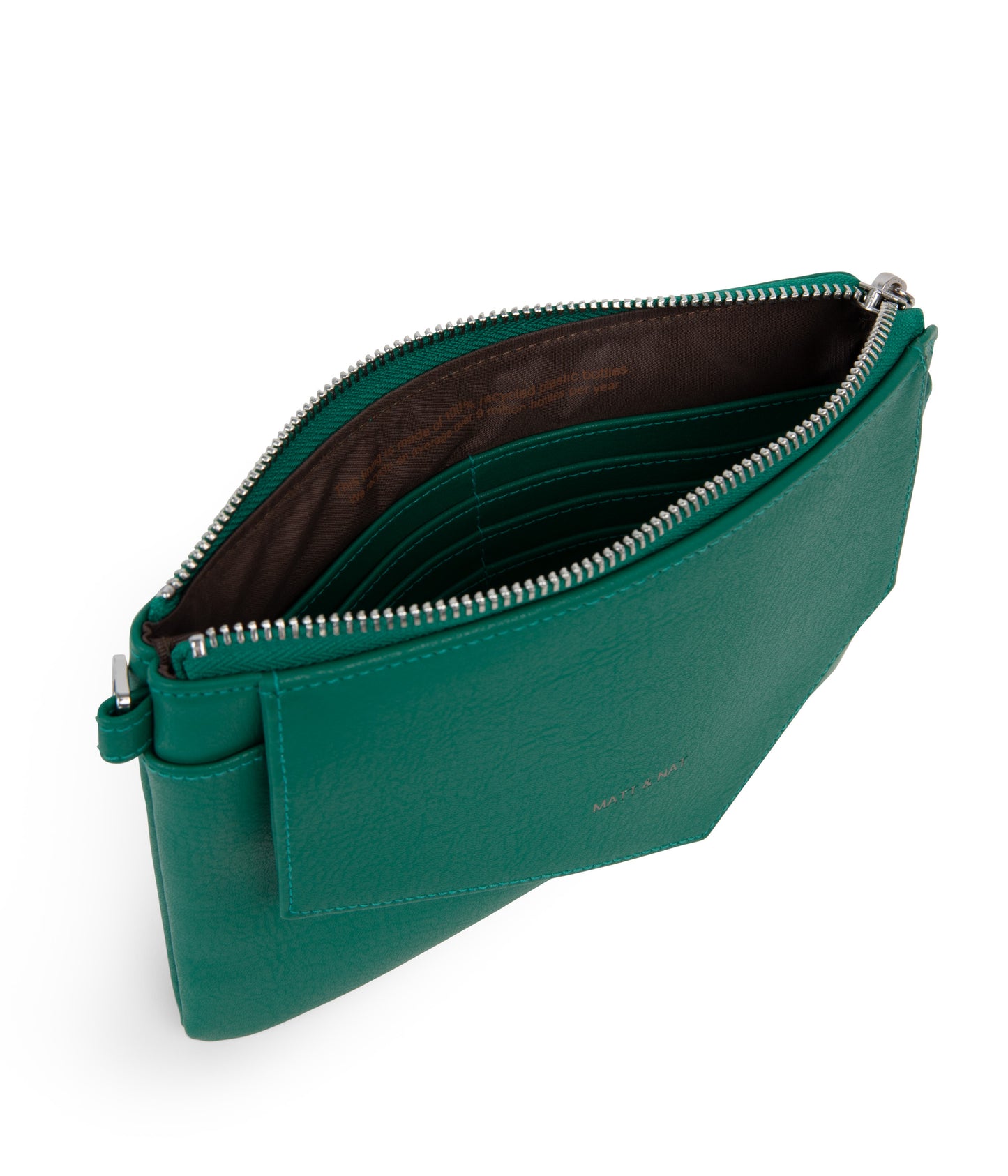 NIA Vegan Wristlet Wallet - Arbor | Color: Green - variant::peacock