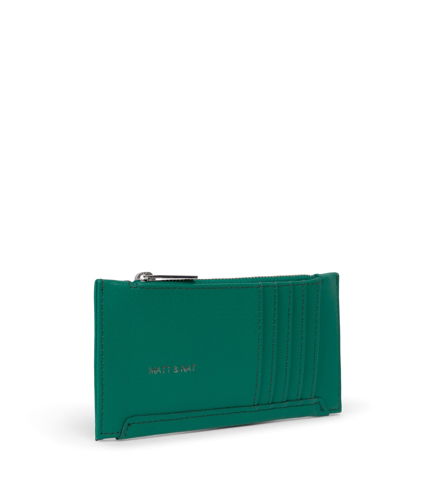 JESSE Slim Vegan Wallet - Arbor | Color: Green - variant::peacock