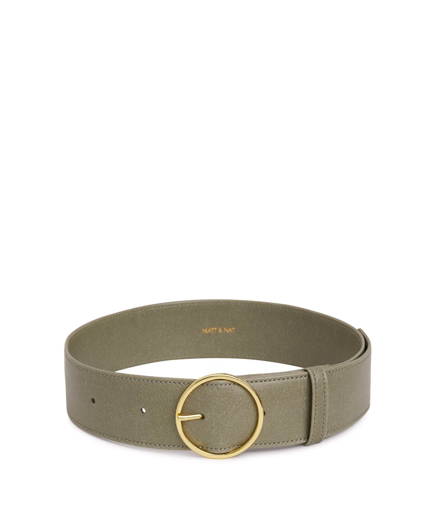 ORA Women's Vegan Wide Belt | Color: Green - variant::sage