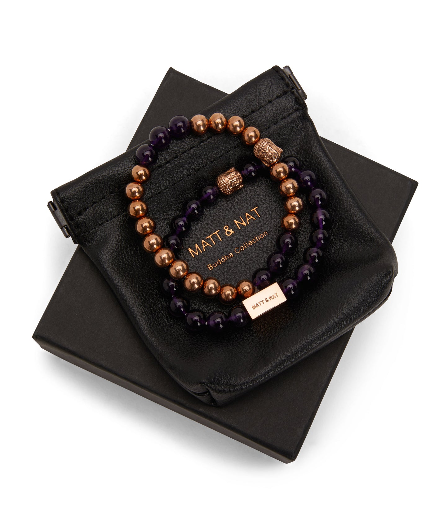 CALMING  Bead & Charm Bracelet | Color: Purple - variant::purple