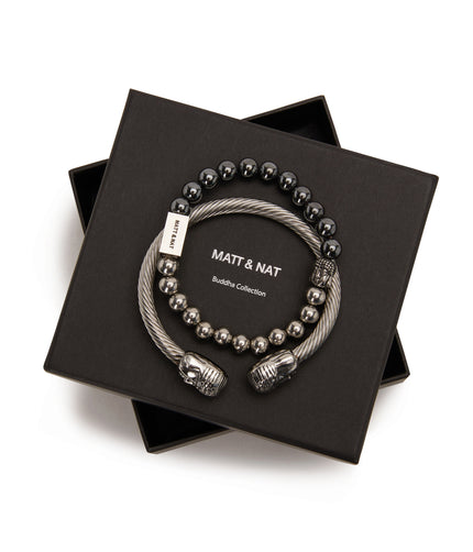 HEALING - Stainless Steel Bracelet | Color: Grey - variant::grey