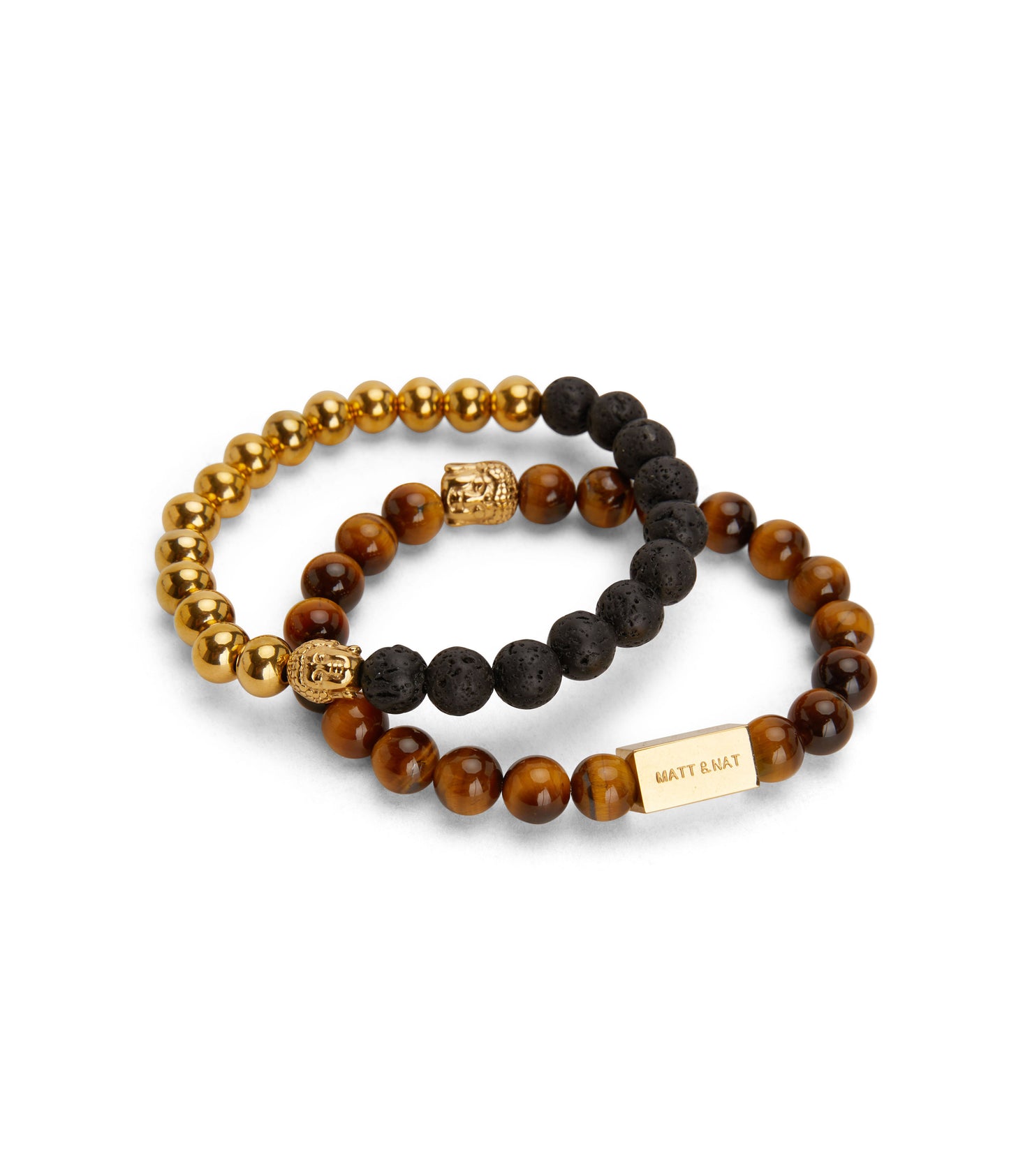 PROTECTIVE - Stainless Steel Gold Bracelet | Color: Black - variant::black