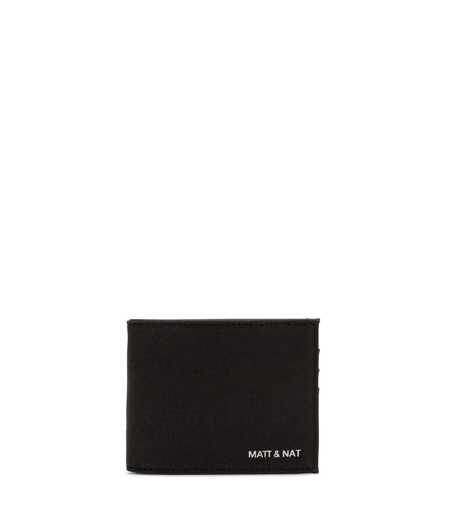 RUBBEN Vegan Folded Wallet - Canvas | Color: Black - variant::black