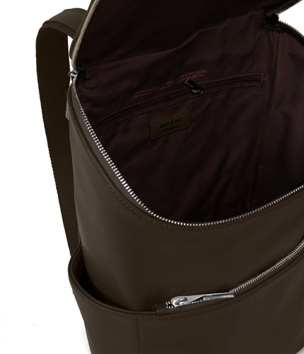 BRAVE Vegan Backpack - Loom | Color: Brown - variant::espresso