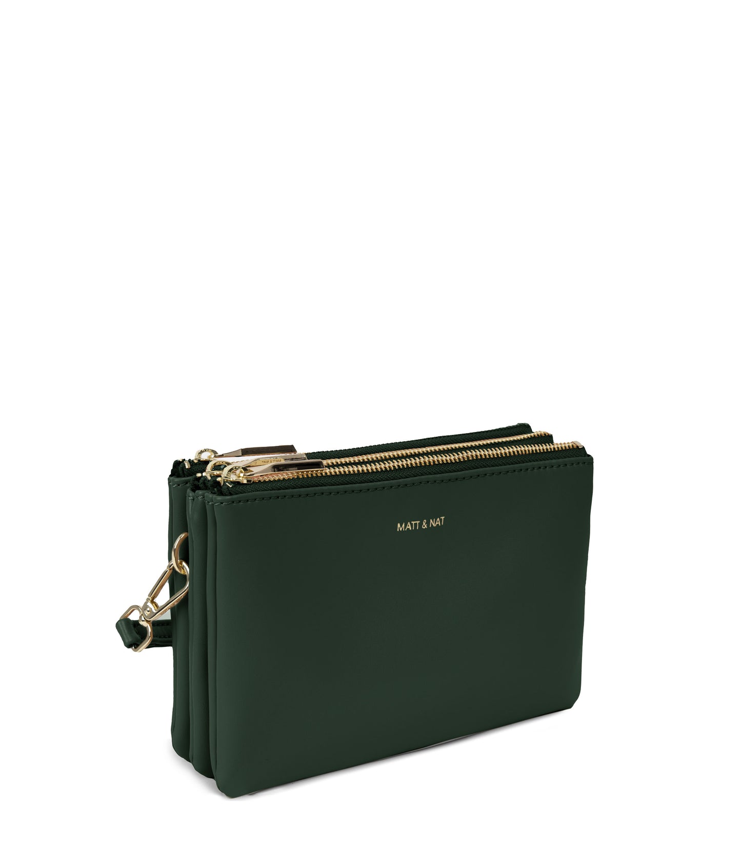 TRIPLET Vegan Crossbody Bag - Loom | Color: Green - variant::vineyard