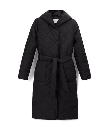 DALLAS Women's Vegan Quilted Jacket | Color: Black - variant::black