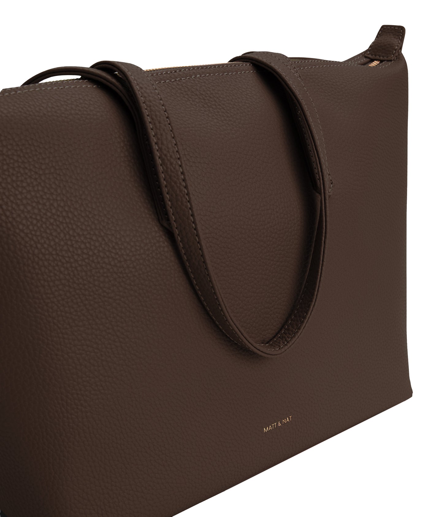 ABBI Vegan Tote Bag - Purity | Color: Brown - variant::chocolate