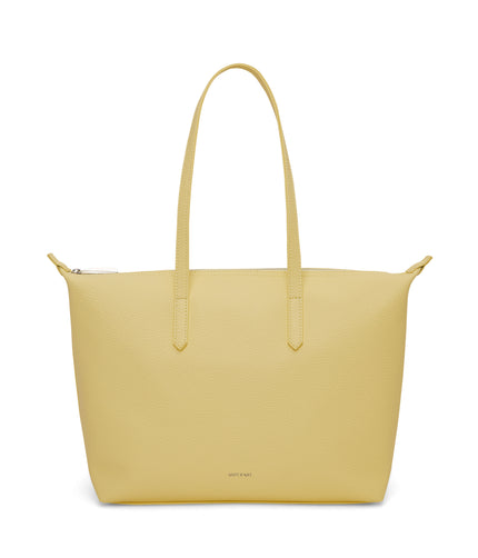 ABBI Vegan Tote Bag - Purity | Color: Yellow - variant::daffodil
