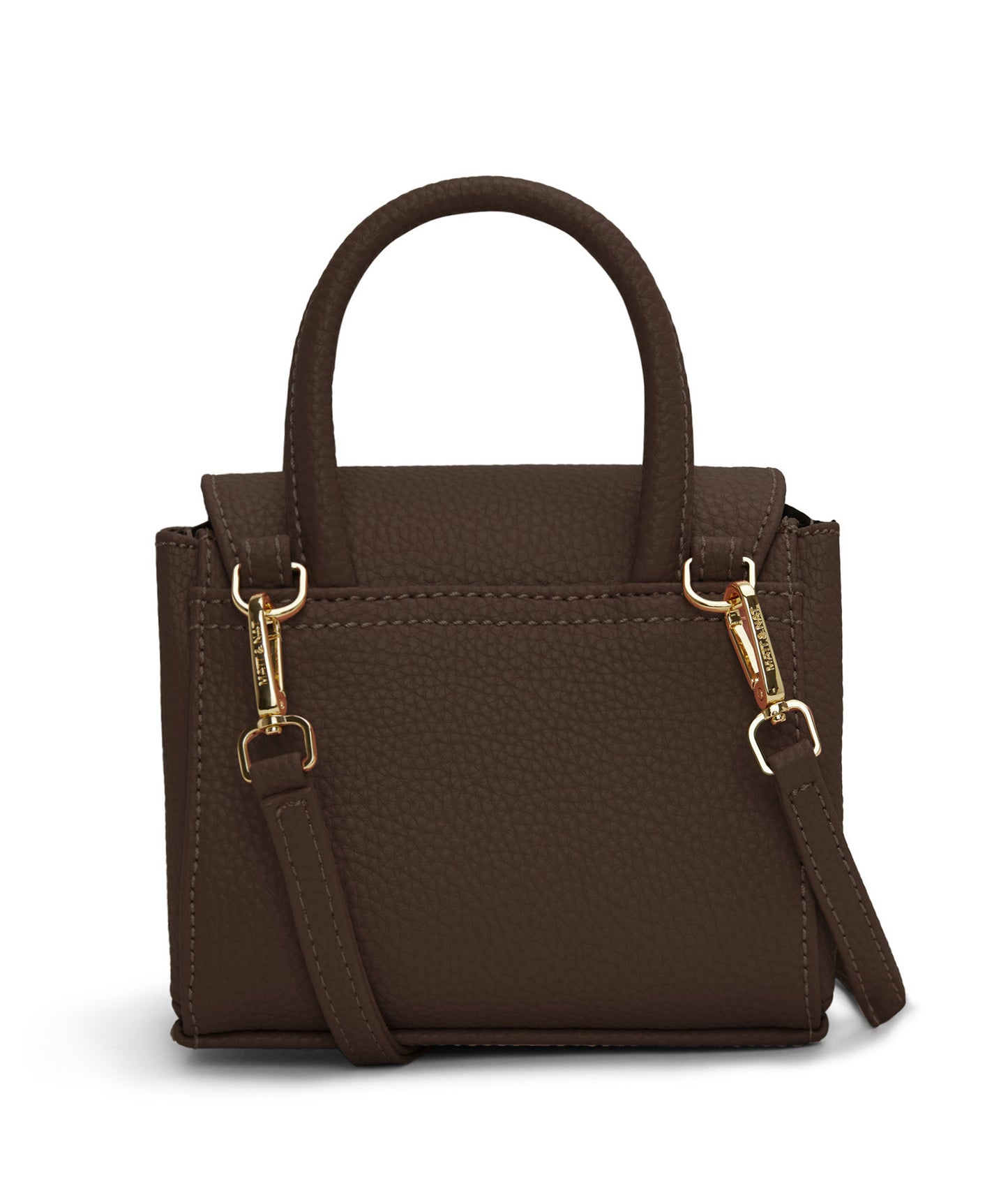 ADEL Vegan Satchel - Purity | Color: Brown - variant::chocolate